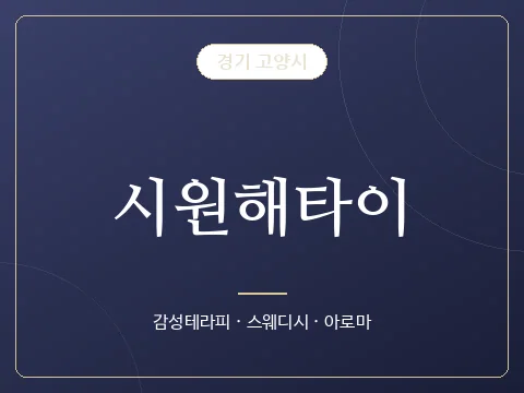 시원해타이 · 경기 고양시