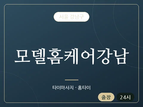 모델홈케어강남 · 서울 강남구