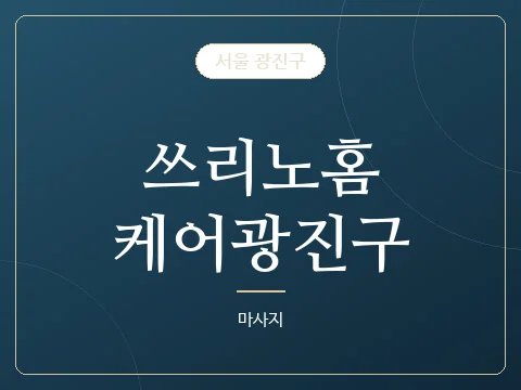 쓰리노홈케어광진구 · 서울 광진구