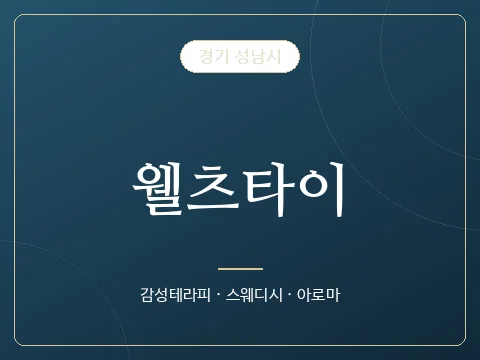 웰츠타이 · 경기 성남시