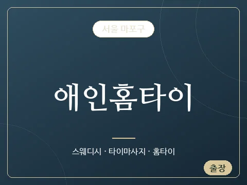 애인홈타이 · 서울 마포구
