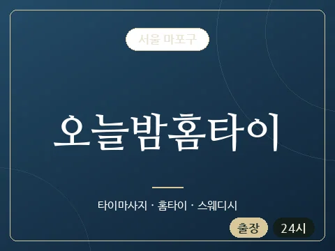 오늘밤홈타이 · 서울 마포구