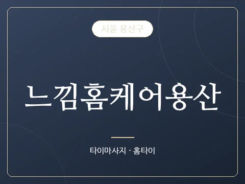 느낌홈케어용산 · 서울 용산구