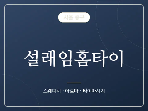 설래임홈타이 · 서울 중구